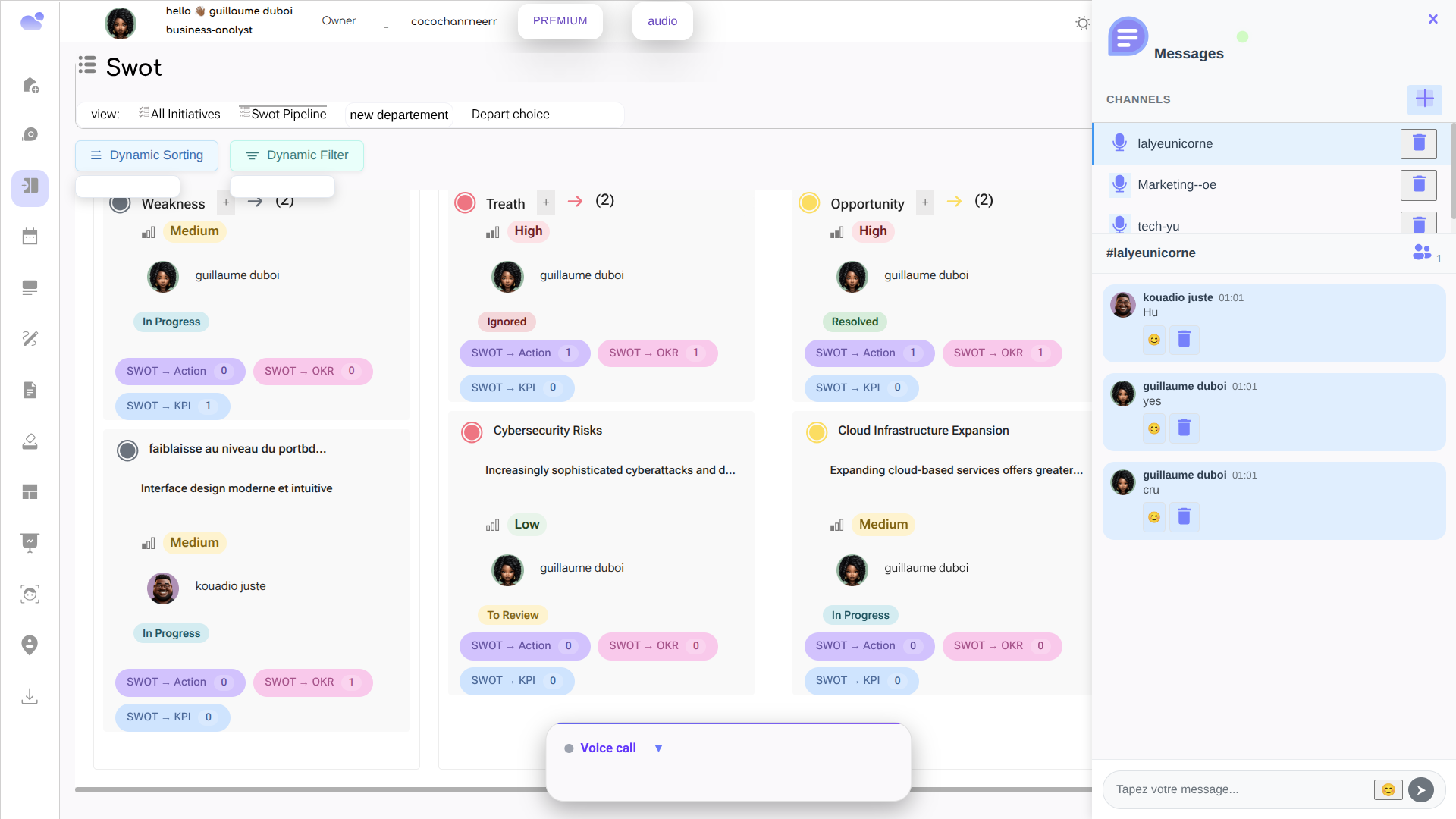 1. Strategic Diagnosis (SWOT)